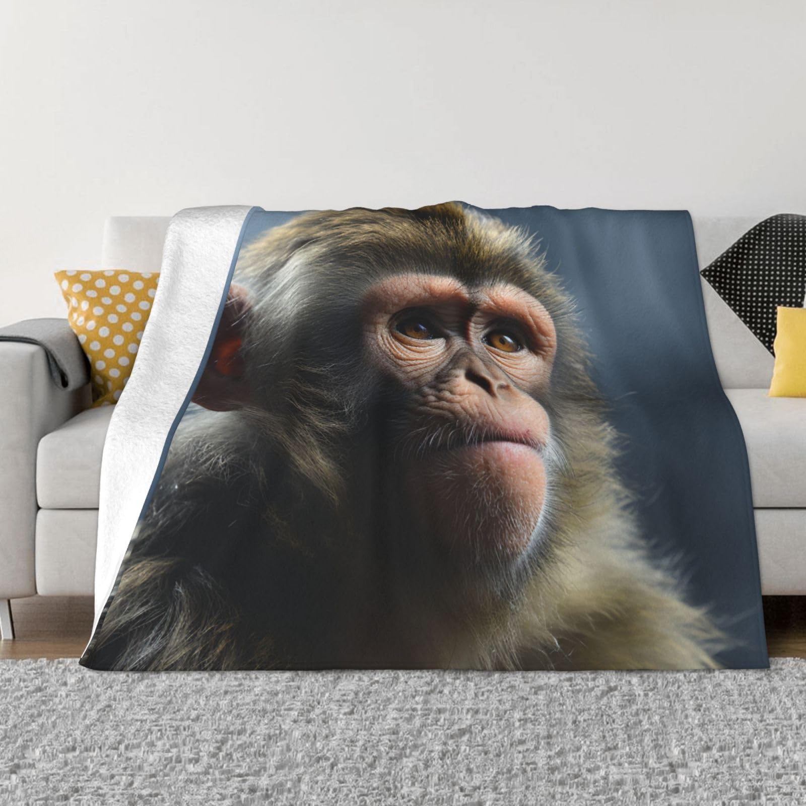Couverture polaire en flanelle chaude et légère en peluche douce