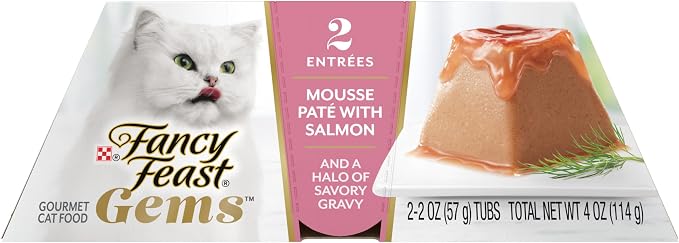 Alimento húmedo Fancy Feast Gems Mousse con salmón 8 cajas miniatura 9