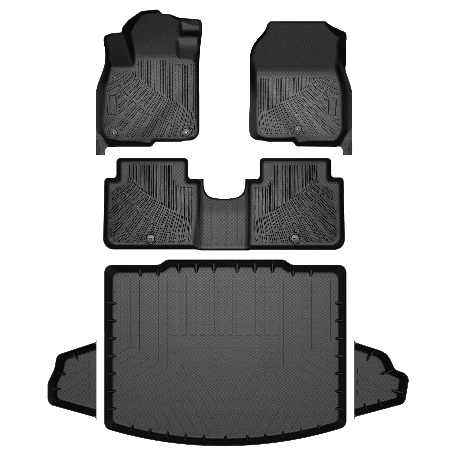 Cartist Floor Mats for Honda CRV 2017-2021 2022 (Not for Hybrid), All Weather Cargo Liner for CR-V Accessories, Heavy Duty Car Mats, Car Accessories
