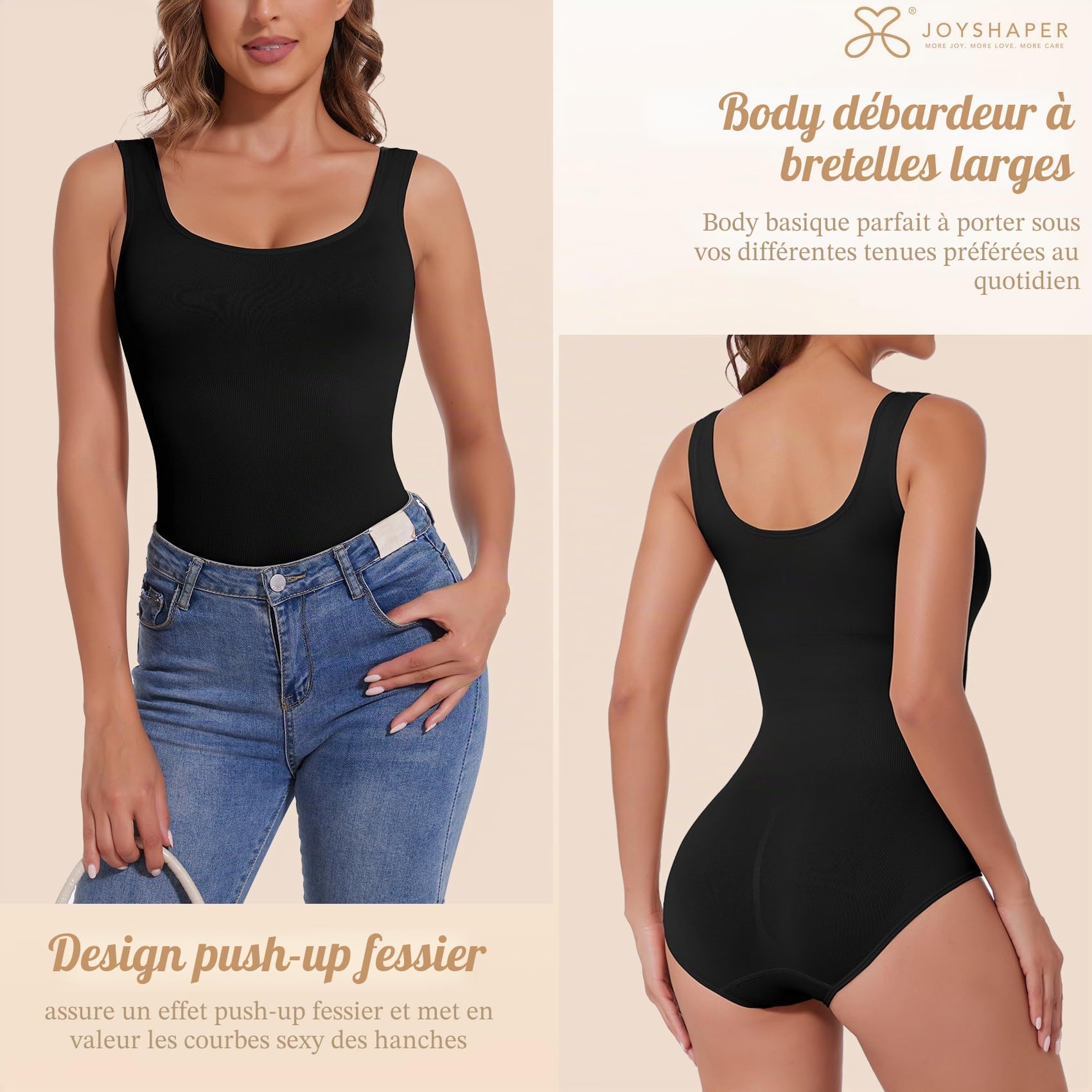 Joyshaper Body Sculptant Femme Bodys Gainant Ventre Plat Gaine Amincissante Bodysuit Shapewear Corset Minceur Shaper