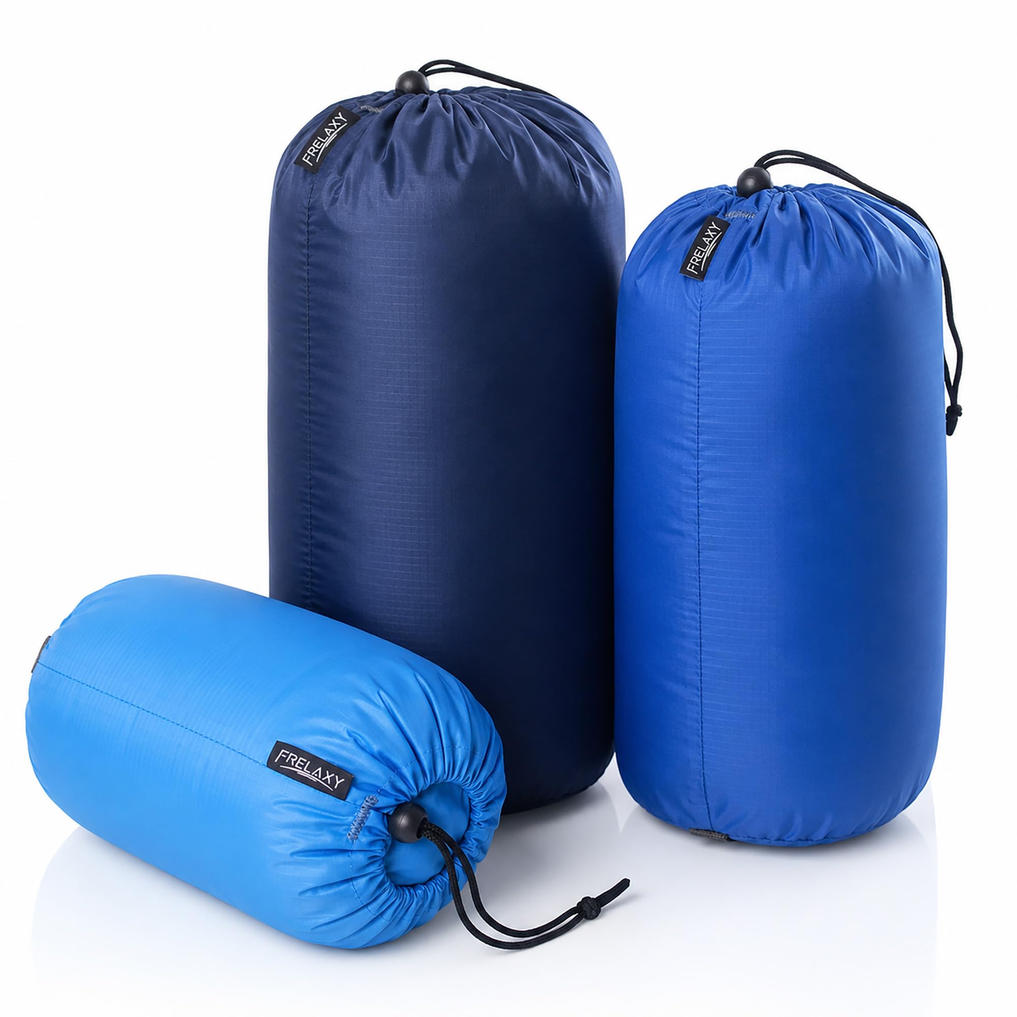 Photo 1 of ***STOCK PHOTO REFERENCE ONLY***
Frelaxy Stuff Sack Set 3-Pack (3L&5L&9L), Ultralight Ditty Bags with Dust Flap for Traveling Hiking Backpacking …