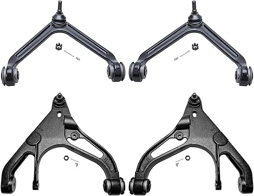 Miniatura 184 de Detroit Axle - Kit de suspensión frontal de 4 piezas para Chevrolet Aveo5 Aveo Pontiac G3 Wave Wave5 Suzuki Swift+, 2 brazos de control inferiores,