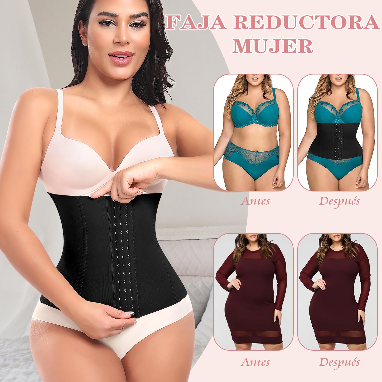 YARRCO Corset Reductor Adelgazante Mujer 880-M ngngngng 123