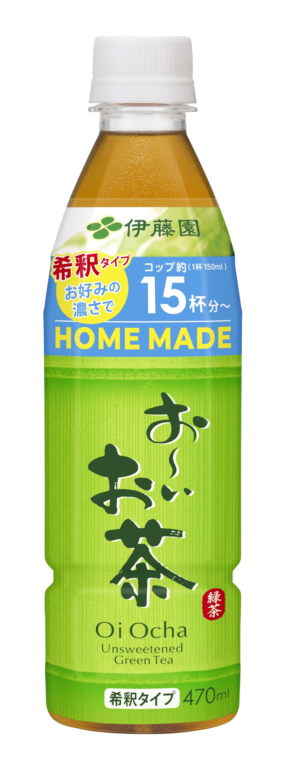 Amazon.co.jp: 伊藤園 おーいお茶 HOME MADE 緑茶 希釈タイプ 470ml×24