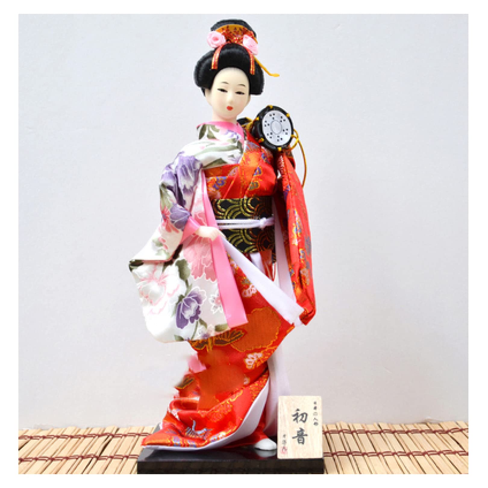 Set De 6 Figuras Decorativas Japonesas De Resina – Muñecas Con Kimono De 4 Cm, Adornos De Mesa De Estilo Oriental, Regalo De Elegancia Para El Hogar U Oficina