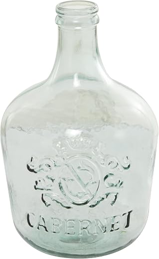 Glass cabernet French demijohn bottle
