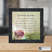 Vista 4 de Crossroads Home Décor Regalos para suegra - Regalos de nuera, You Became My Mother 8641CH