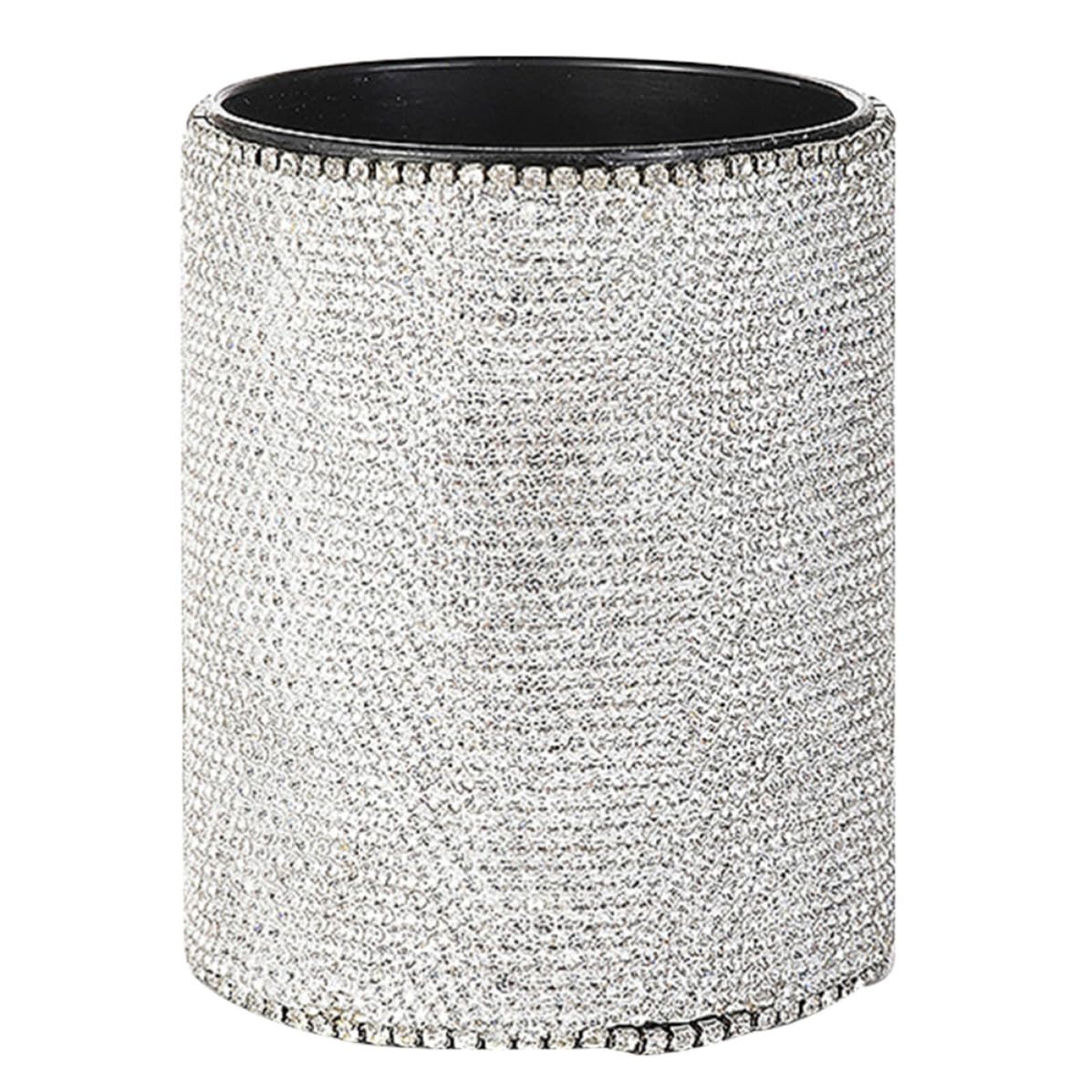 Porte-stylo en strass rouge pour un rangement de bureau créatif
