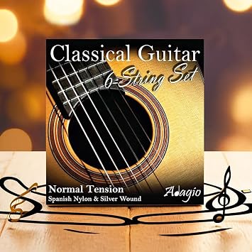Adagio Pro CLASSICAL Guitar Strings - Normal Tension Nylon - Full Pack/Set