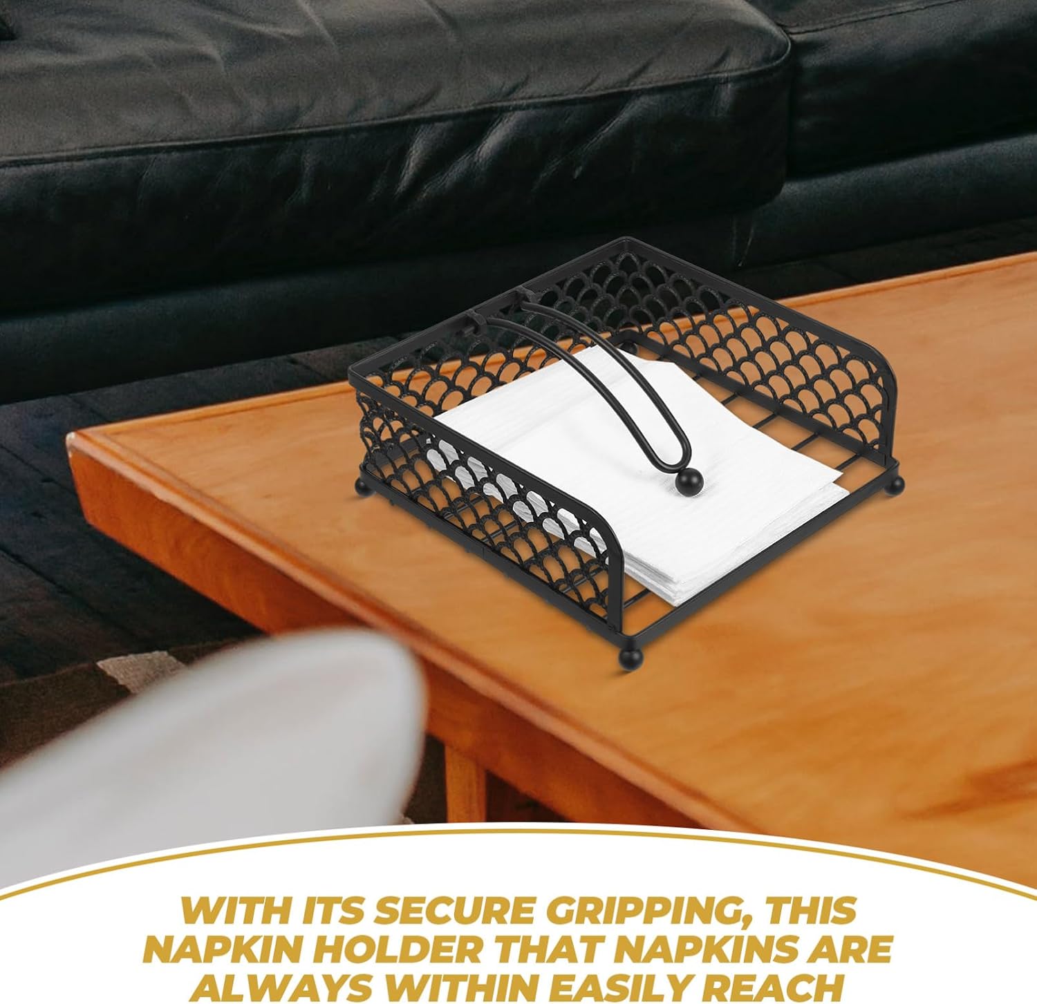 Hollow Napkin Storage Holder Napkin Holder for Kitchen for Dinner Parties