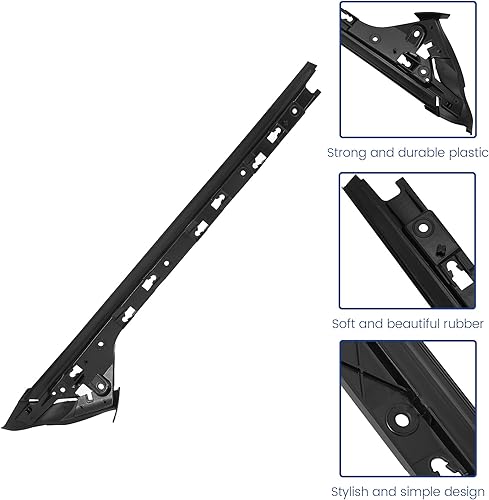 Miniatura 8 de KUAFU Soporte de montaje de moldura interior A-Pillar compatible con Ford Explorer 2011-2019 Reemplazo para BB5Z-7803136-BA Moldeo lateral de