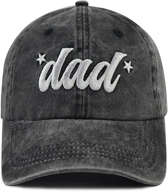 Funny Embroidered Dad Hat for Men, Adjustble Cotton Fathers Day Birthday Papa Gifts Baseball Cap