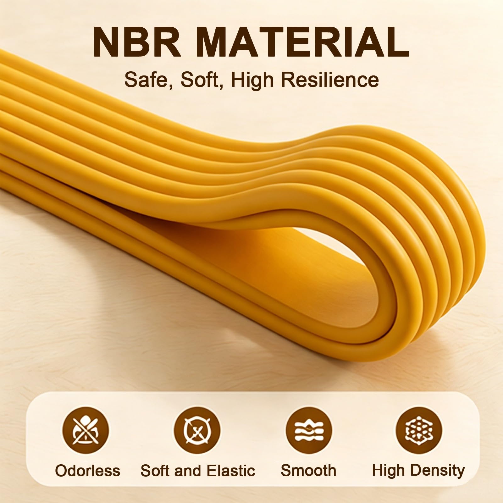 W-förmiger Eckenschutz, verdicktes, weiches NBR-Material, geruchloser Möbelschutz, ideal für Tisch- und Möbelschutz, 20 m Rolle