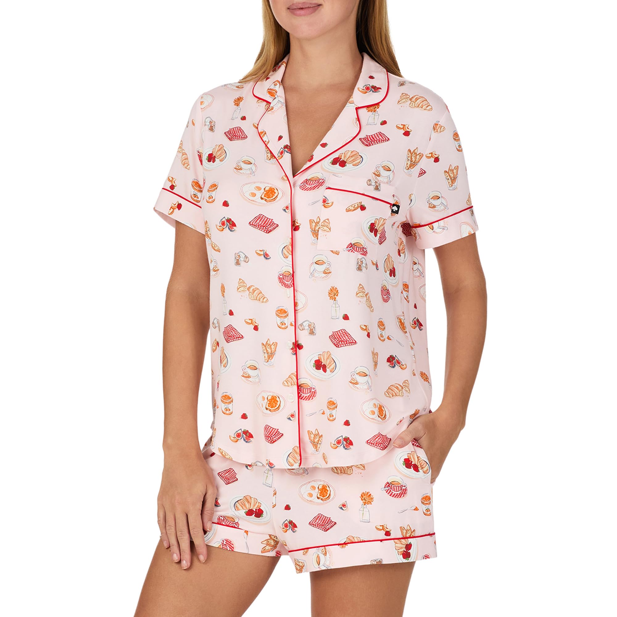 kate spade new york Short Sleeve Boxer PJ Set
