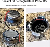 Vista 4 de Cesta de filtro no presurizada de 2.008 in, tamiz de doble taza para portafiltro de 2.008 in, capacidad de polvo de 0.56 oz - Diámetro de agujeros