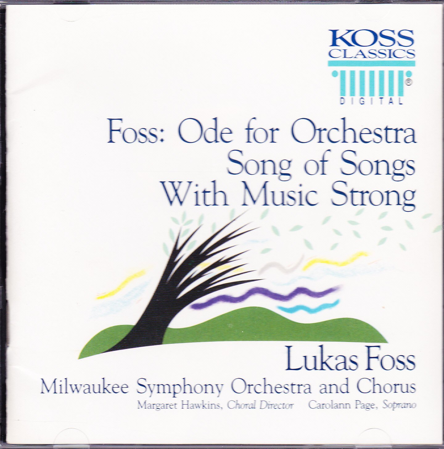 Ode for Orchestra / Song of Songs [Audio CD] Foss and Milwaukee Sym Orch