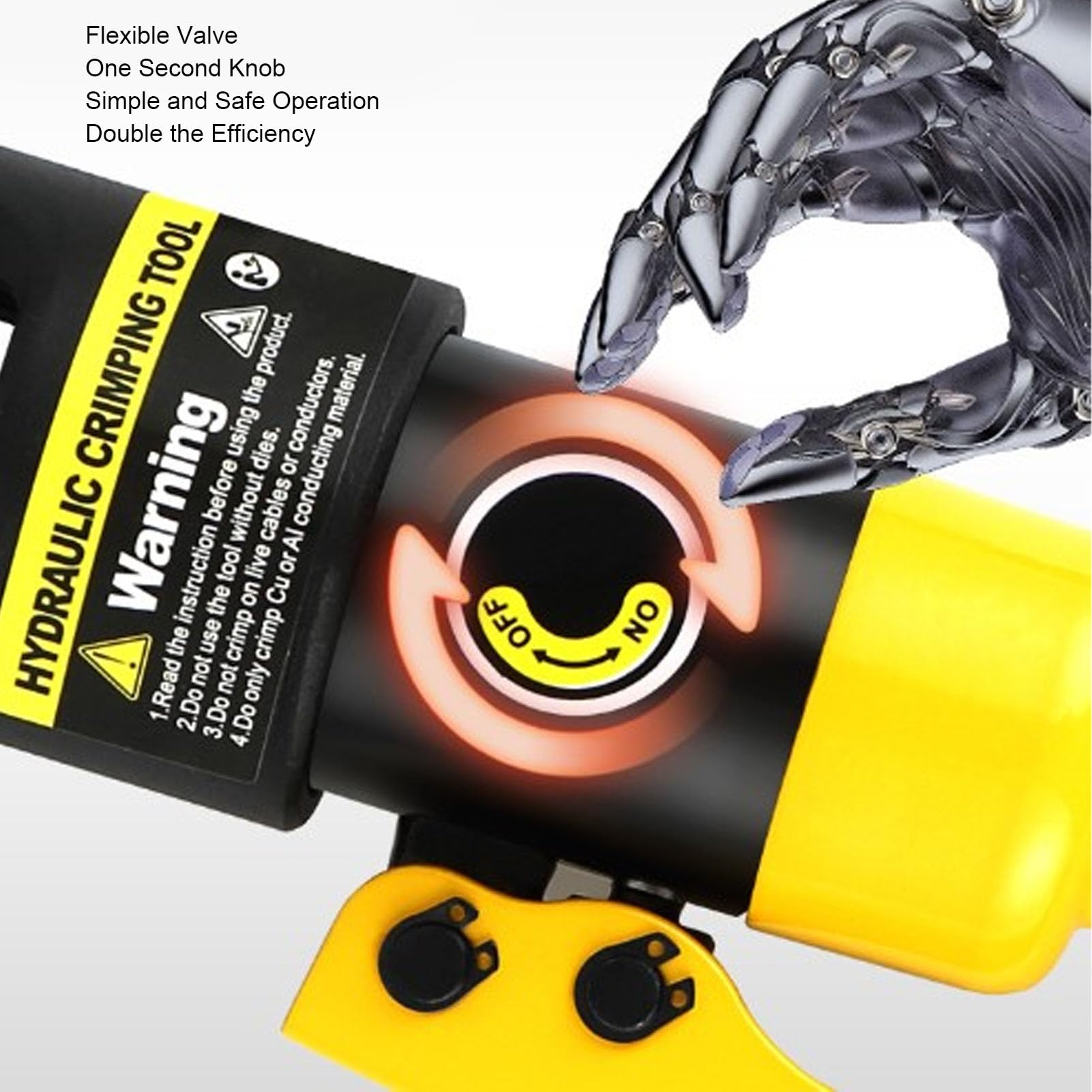Mingzhe 8T Hydrauliczne Narzędzie do Zaciskania z konstrukcją aluminiową