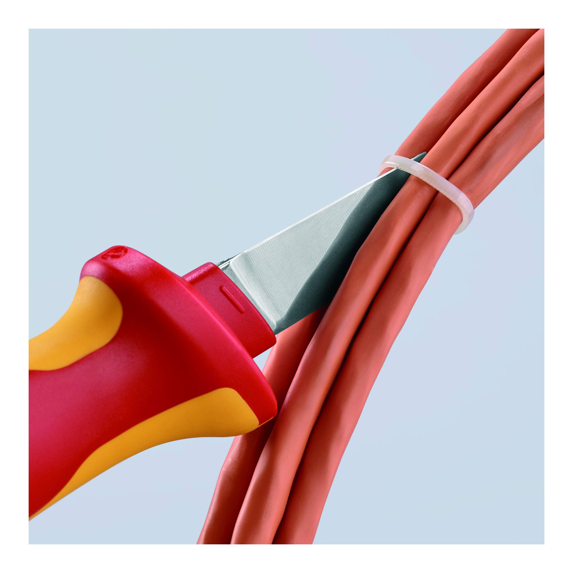 Knipex - Cuchillo para cables (180 mm, con mango M.K)