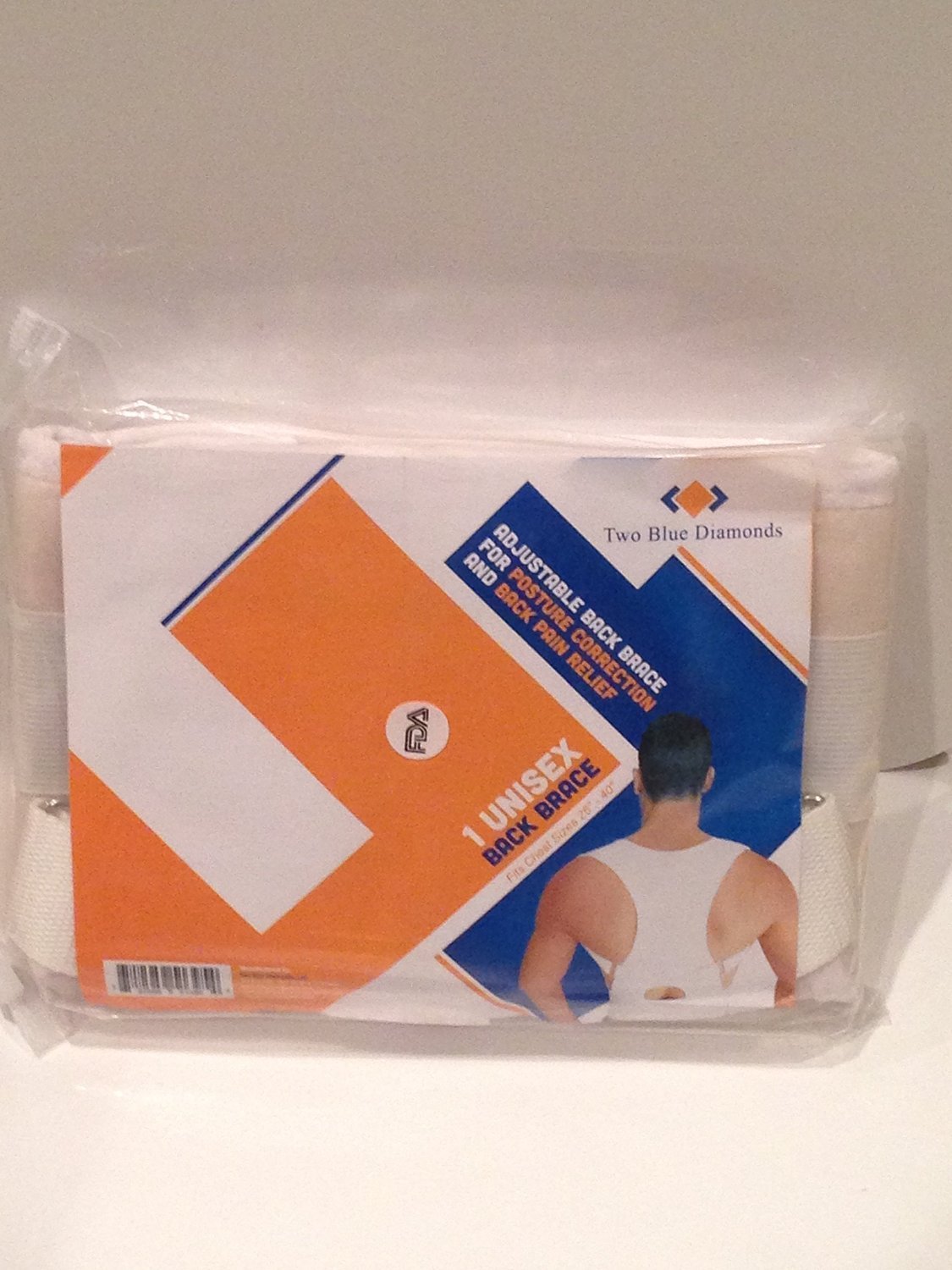 Adjustable Soft Cotton Unisex Magnetic Posture Support Corrector Back Brace