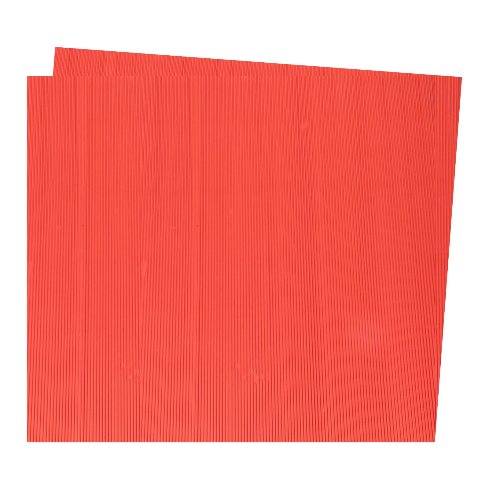 Carton ondulé 20x27 pouces rouge Rebower à grande résistance, 2 pièces
