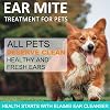 Ear Cleaner for Dogs and Cats 2x50ml, Ear Drops Dog & Cat for Infection Antibiotics, Ear Care,Ear Mite Treatment, Ear Infection Treatment for Itchy Ear Relief Soothe Ear Inflammation,Removes Wax Odor