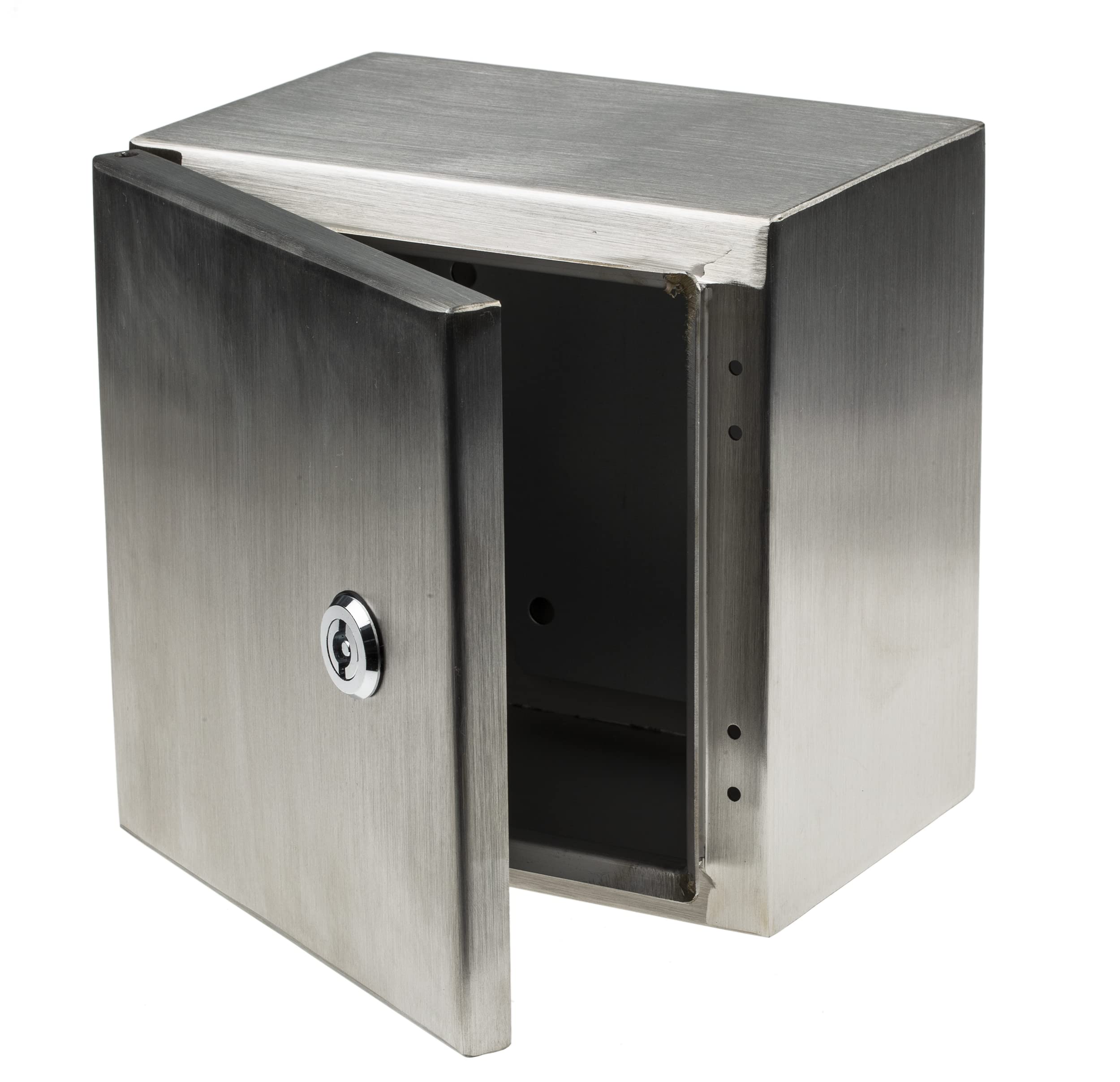 RS PRO Edelstahl Wandgehäuse IP66, HxBxT 200 mm x 200 mm x 150mm
