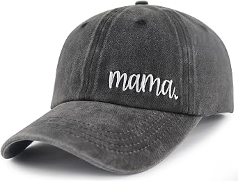 Mama Hat for Women Mommin Wife, Adjustable Mom Gifts Baseball Cap