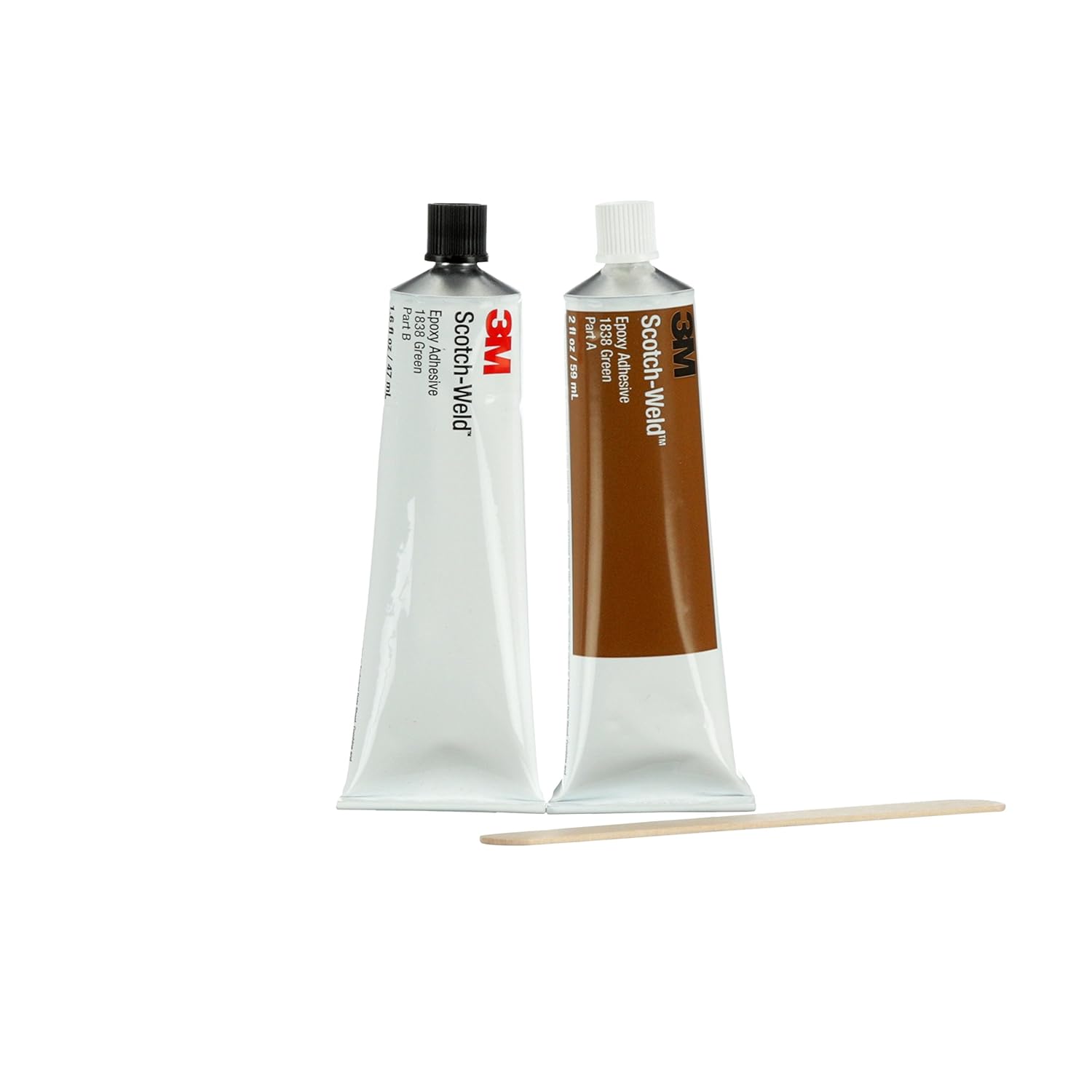 3M Scotch-Weld Epoxy Adhesive 1838, Green, Part B/A, 2 fl oz Kit