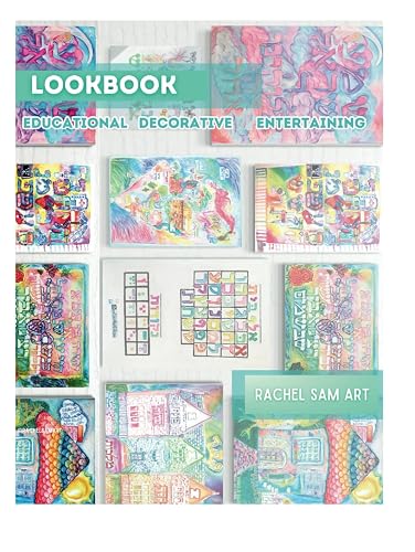 Art by Rachel Sam: Aleph Beis Rainbow Art Lookbook