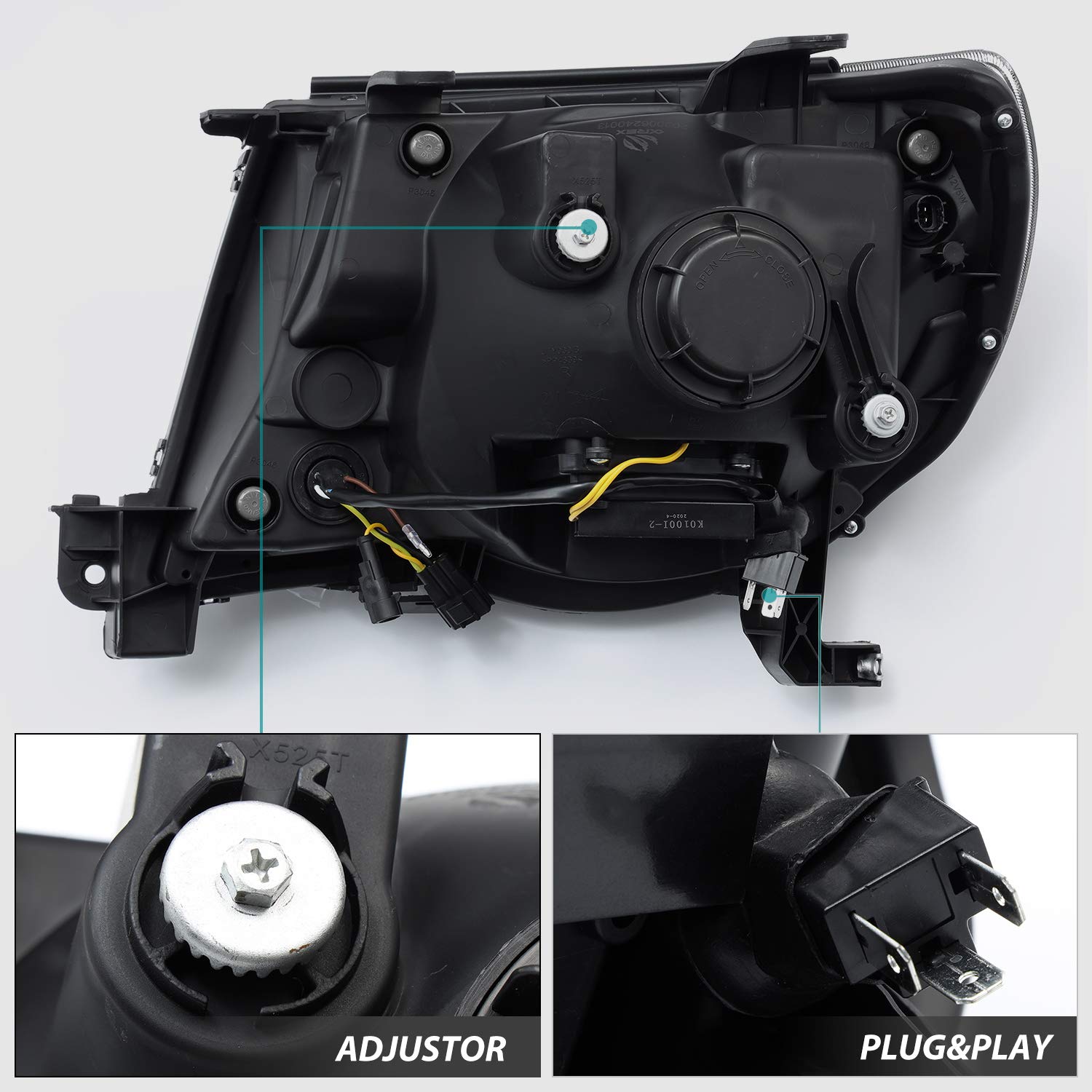 Amazon.com: MODIFY STREET Alpharex Pro-Series Alpha Black For 05