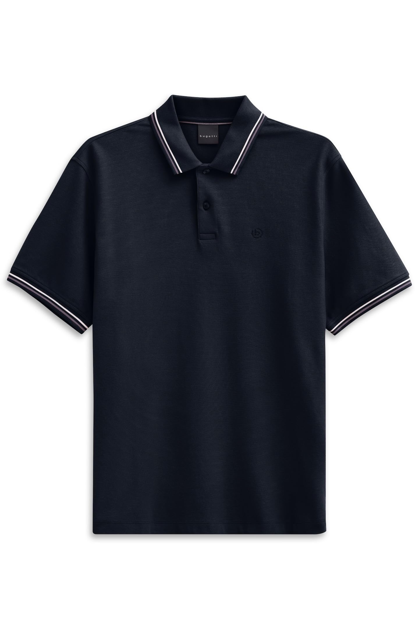 bugatti Herren Polo Shirt Kurzarm 8150-85031D Modern Fit Polokragen Baumwolle zeitlos Basic Essential Freizeit Alltag