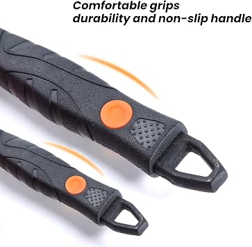 Sharp-tec 6-Inch Adjustable Spanner Wrench (150mm), 34mm Wide Jaw Large Opening, Chrome Vanadium Steel, Black Oxide Finish, Heavy-Duty Plumbing & DIY Tool with Ergonomic Grip