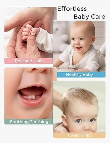 Miniatura 8 de Momcozy Elite - Kit esencial para baby shower y registro para el cuidado de la salud y la limpieza, lima eléctrica de uñas y aspirador nasal,