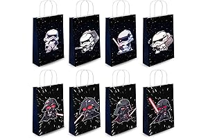 pepdhuk 16 Pcs Star Classic Wars Theme Birthday Party Mandalorian Decorations Gift...
