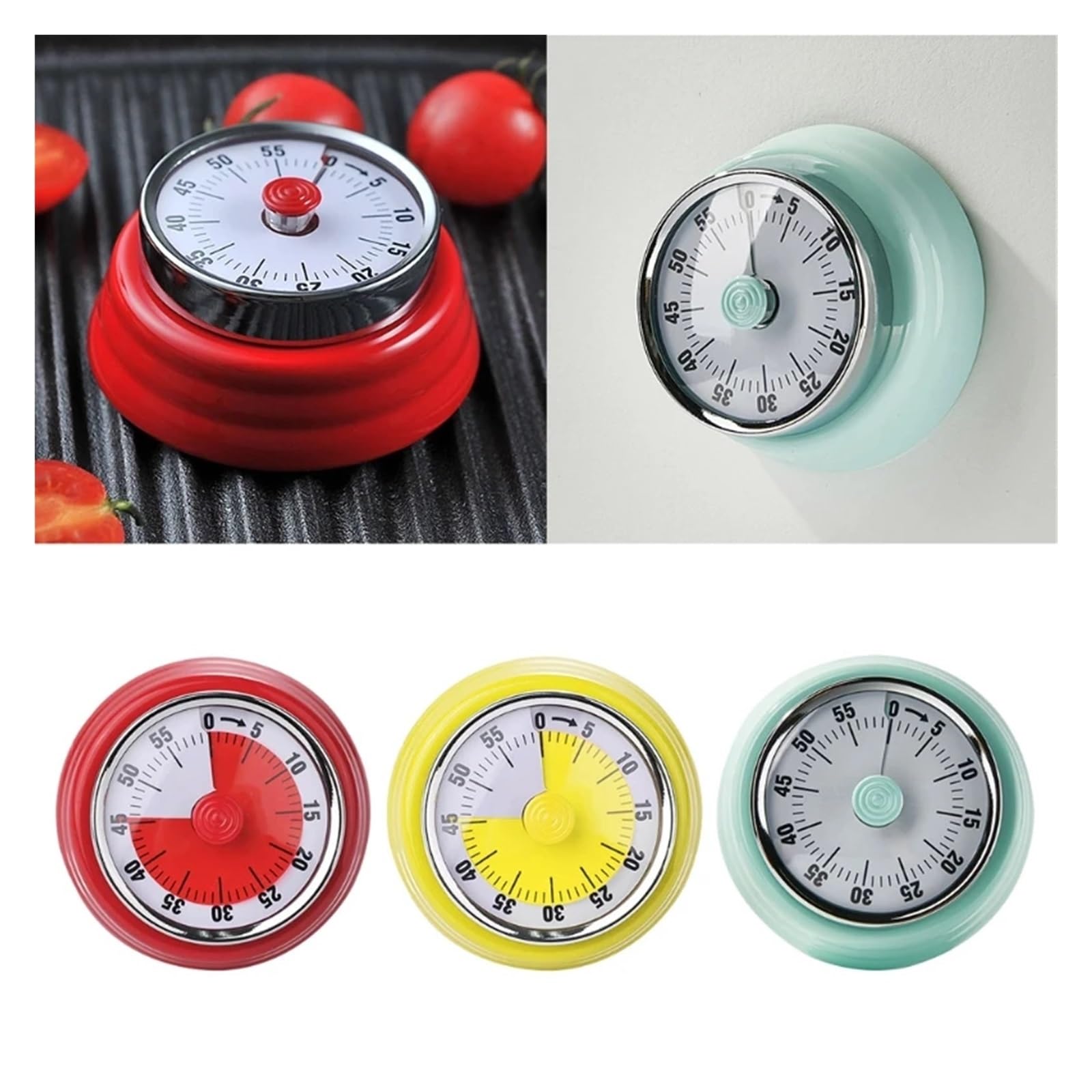minutnik, Countdown Timer Plan Digital Kitchen Self-timer For Kids(Red)