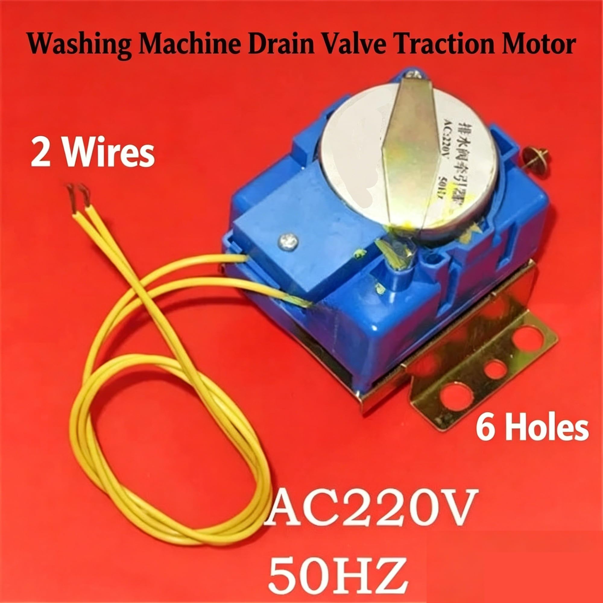 Válvula De Drenaje De Lavadora Tractor AC 220V 50HZ/60HZ Dos Alambres