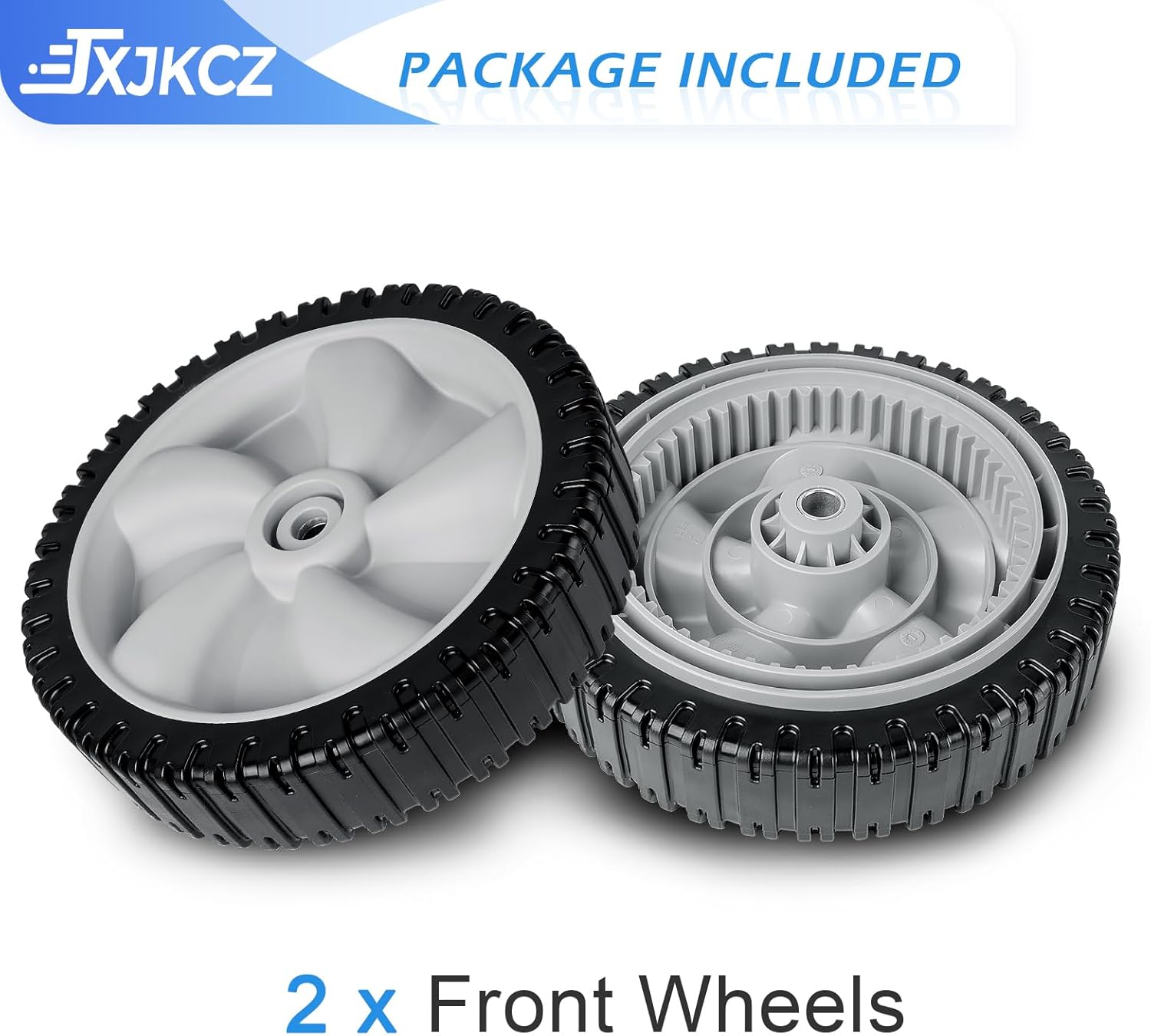734-04581 Front Drive Wheels - 8" Lawn Mower Wheels Replacement for 634-0190A Compatible with Yar d Man, Crafts man, M TD, Yard Ma chines, Hus kee Self Propelled Walk Behind Lawn mower Wheel, 2 Pack