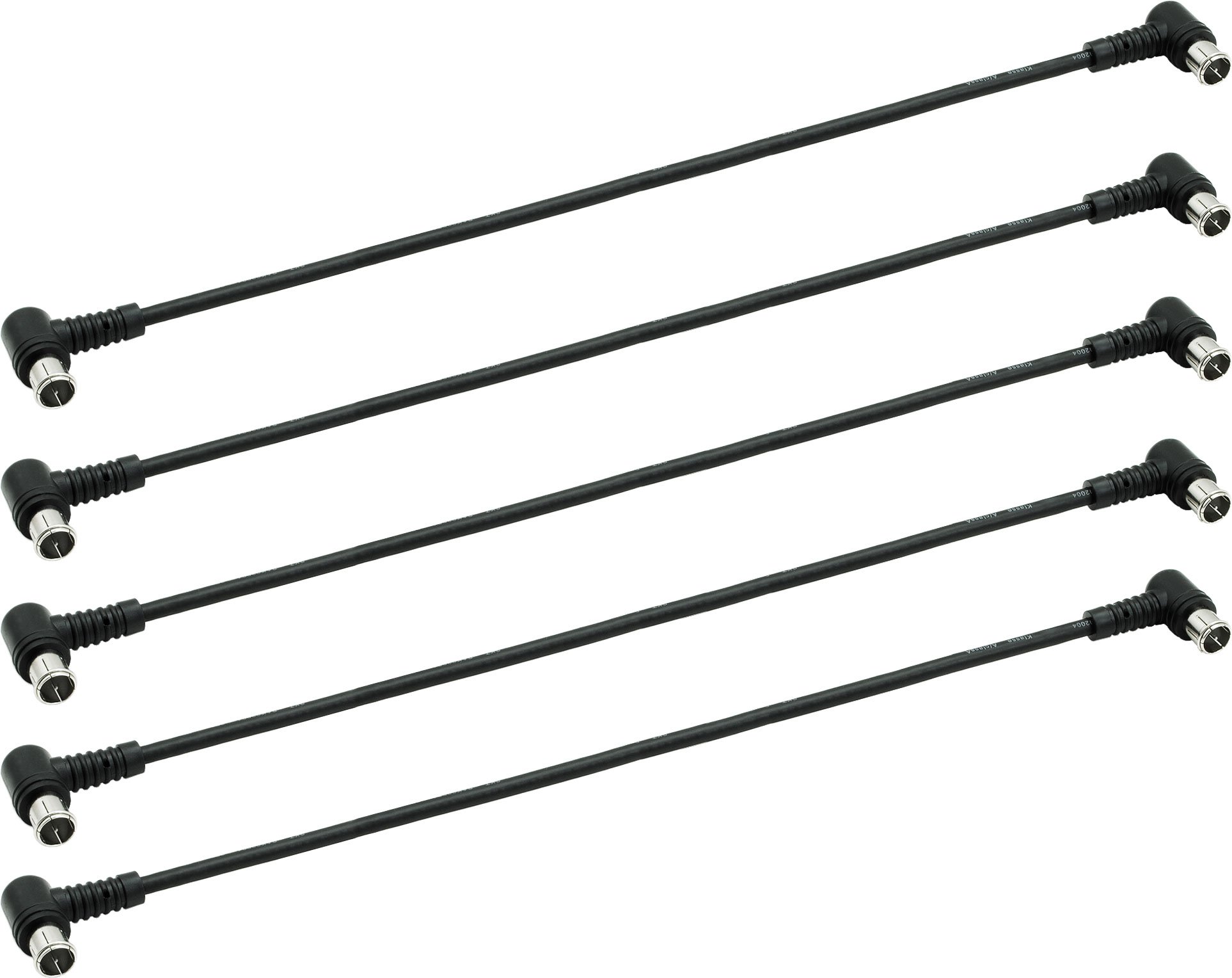 SKT Koaxialkabel 500 Cm, F-Stecker Vergoldet, 3-fach Geschirmt Für Modem, SAT, Kabelfernsehen - Weiß