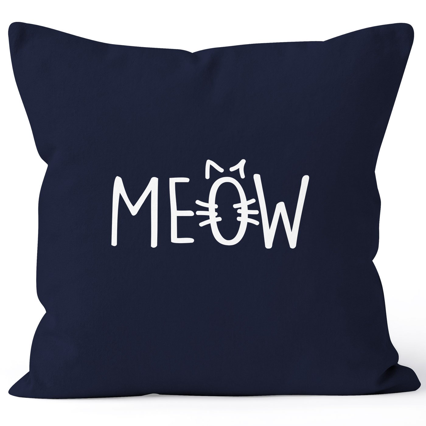 MoonWorks Turnbeutel Katze – Motiv „Meow“, 12 Liter, Aus Baumwolle, Uni-Größe