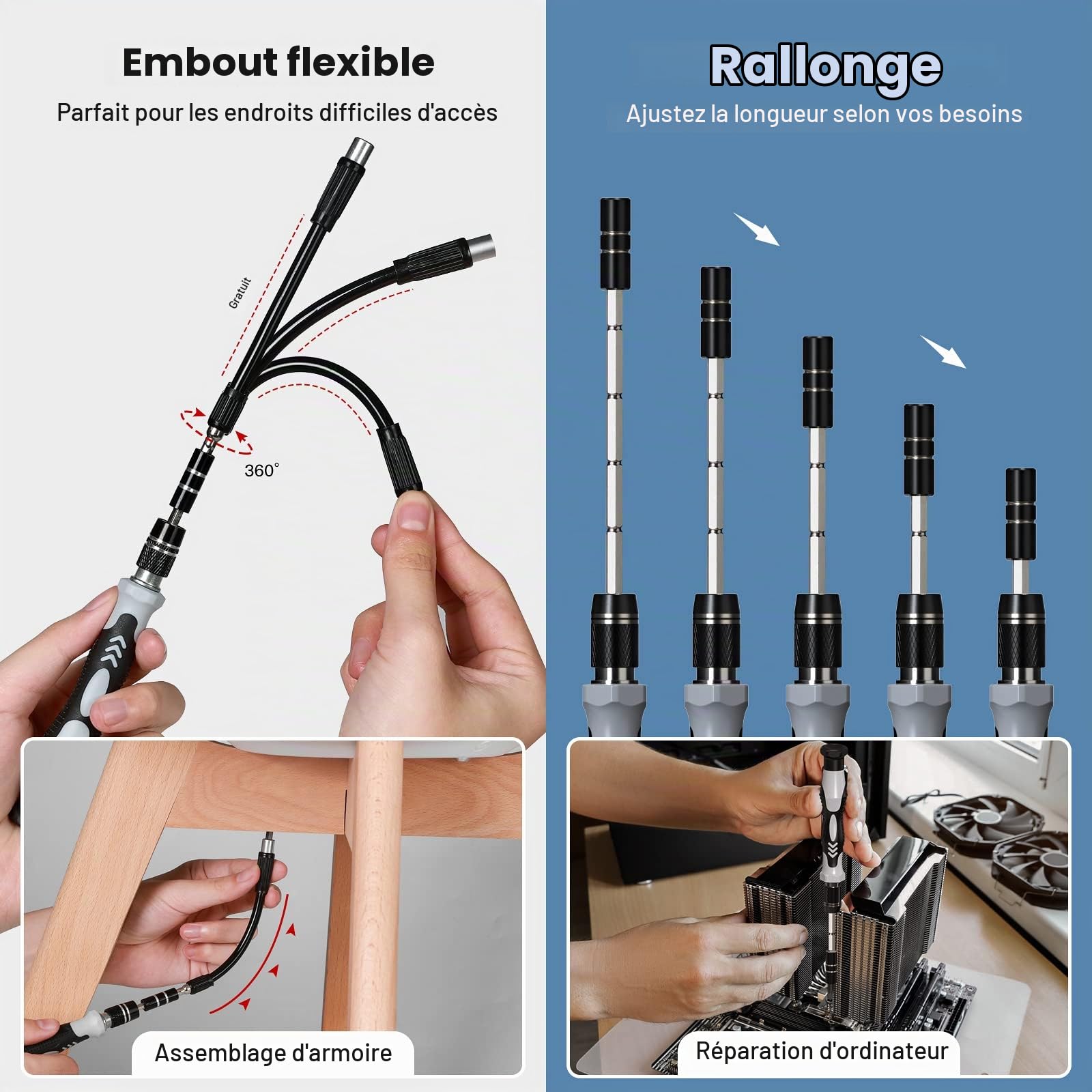 132 en 1 Tournevis de Precision,Portable Kit, Magnétique Outils de Réparation Pour Réparer Smartphone,Ordinateur,Tablette,Lunettes,Montre,Petits Appareils Ménagers