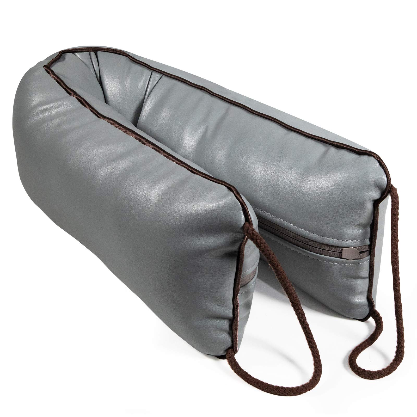 HADOR Door Draft Stopper Noise Blocker 30" Long x 4.2" Extra Wide Diameter,Heavy Duty Under Door Bot