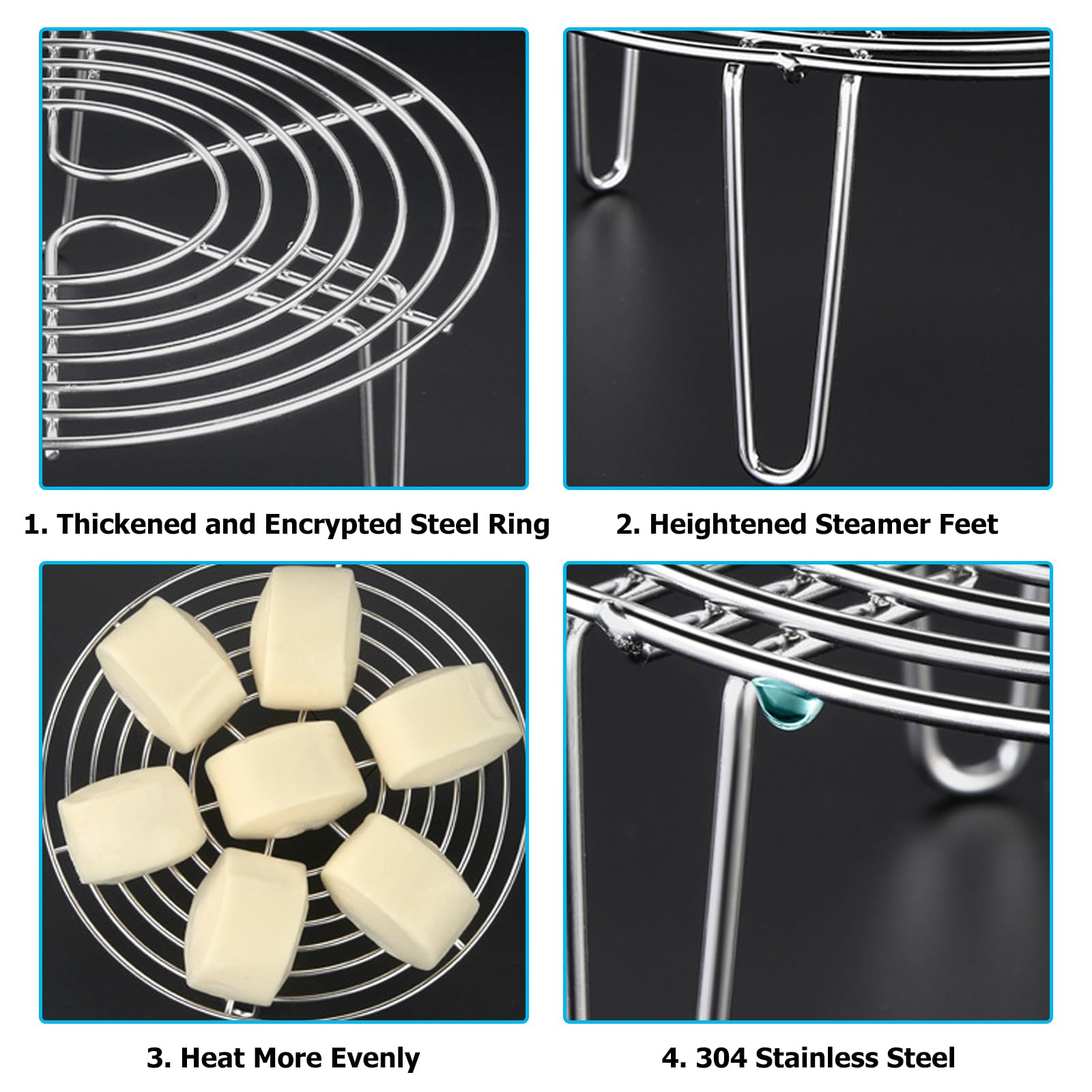 Grille Pour Cuiseur Vapeur - Acier Inoxydable - Grille De Refroidissement, Grille à