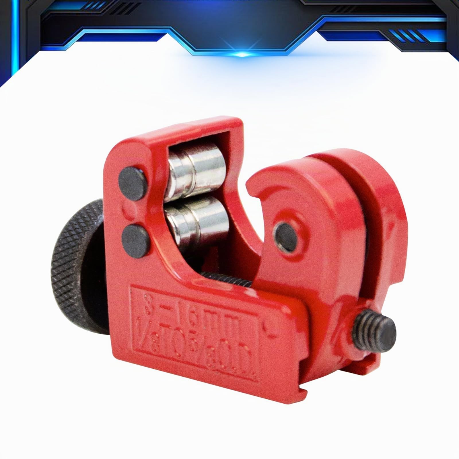 JAOGAUS Outil à Évaser Hydraulique pour Tuyaux de Frein, Kit Mobile d'Évasement pour Évasement Double et Convexe SAE/DIN, avec Coffret de Rangement et 18 Accessoires