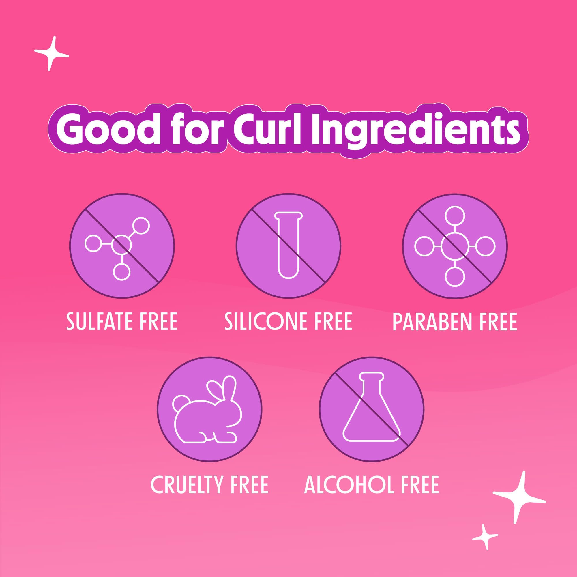 Not Your Mother's Curl Talk Frizz Control Sculpting Gel and Defining Cream (pacote com 2) – Formulado com complexo de cachos de arroz – Para todos os tipos de cabelo cacheado (170 g, pacote com 2)
