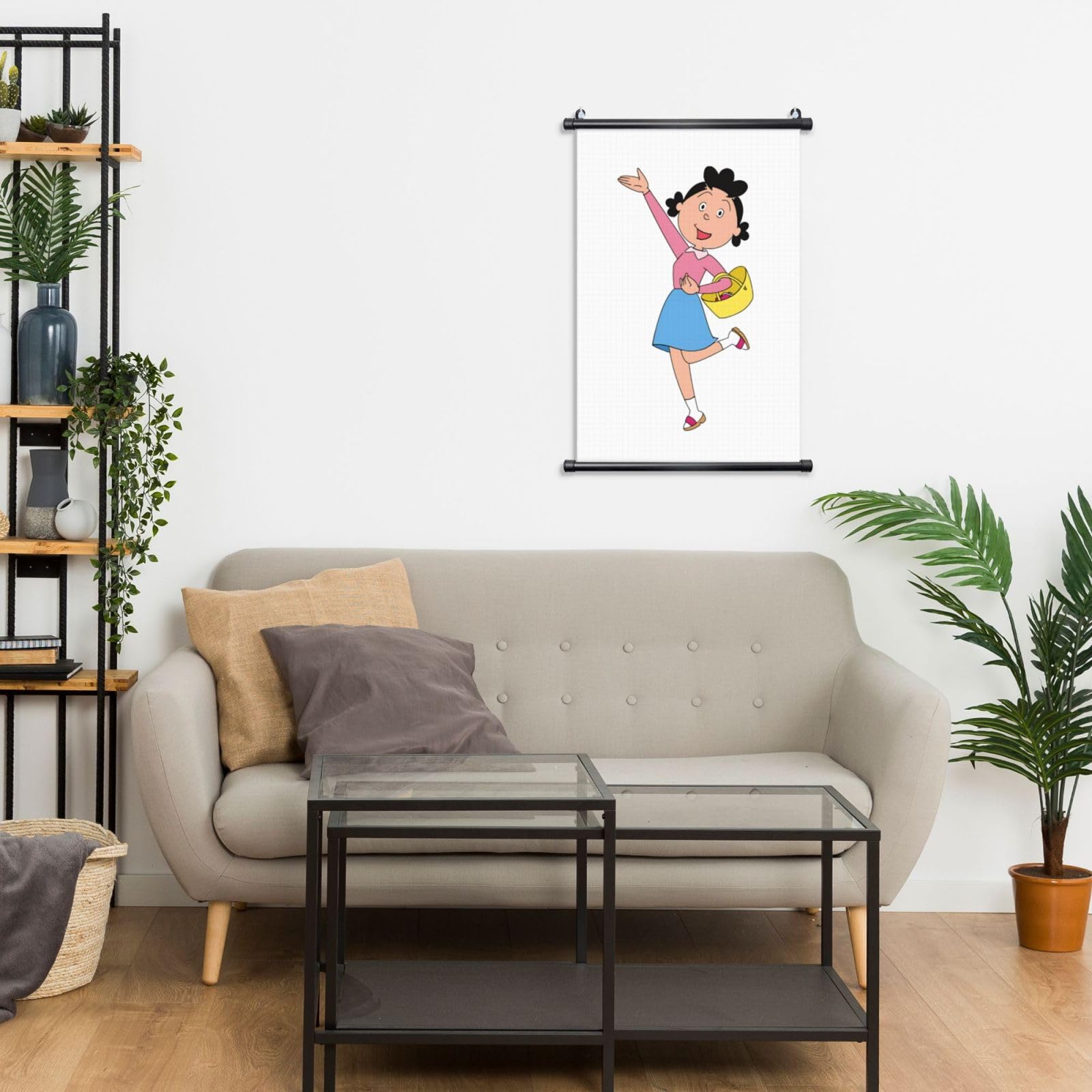 Amazon.co.jp: サザエさん ポスター 飾り絵 掛ける絵 掛け軸 ぶら下げ