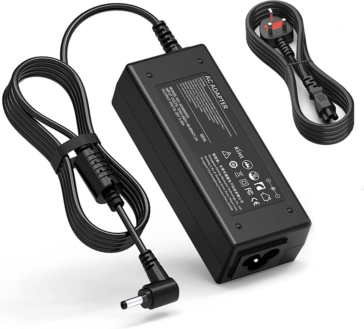 20V 65W/45W Laptop Charger for Lenovo, Replacement AC Adapter Ideapad, 3 5 320 310 320S 330 330S 110 110S 120S, Ideapad Flex 4 5 6 ADl45WCD 330S-15Ikb Yoga 520 530 Power Supply Cord【4.0 * 1.7mm】