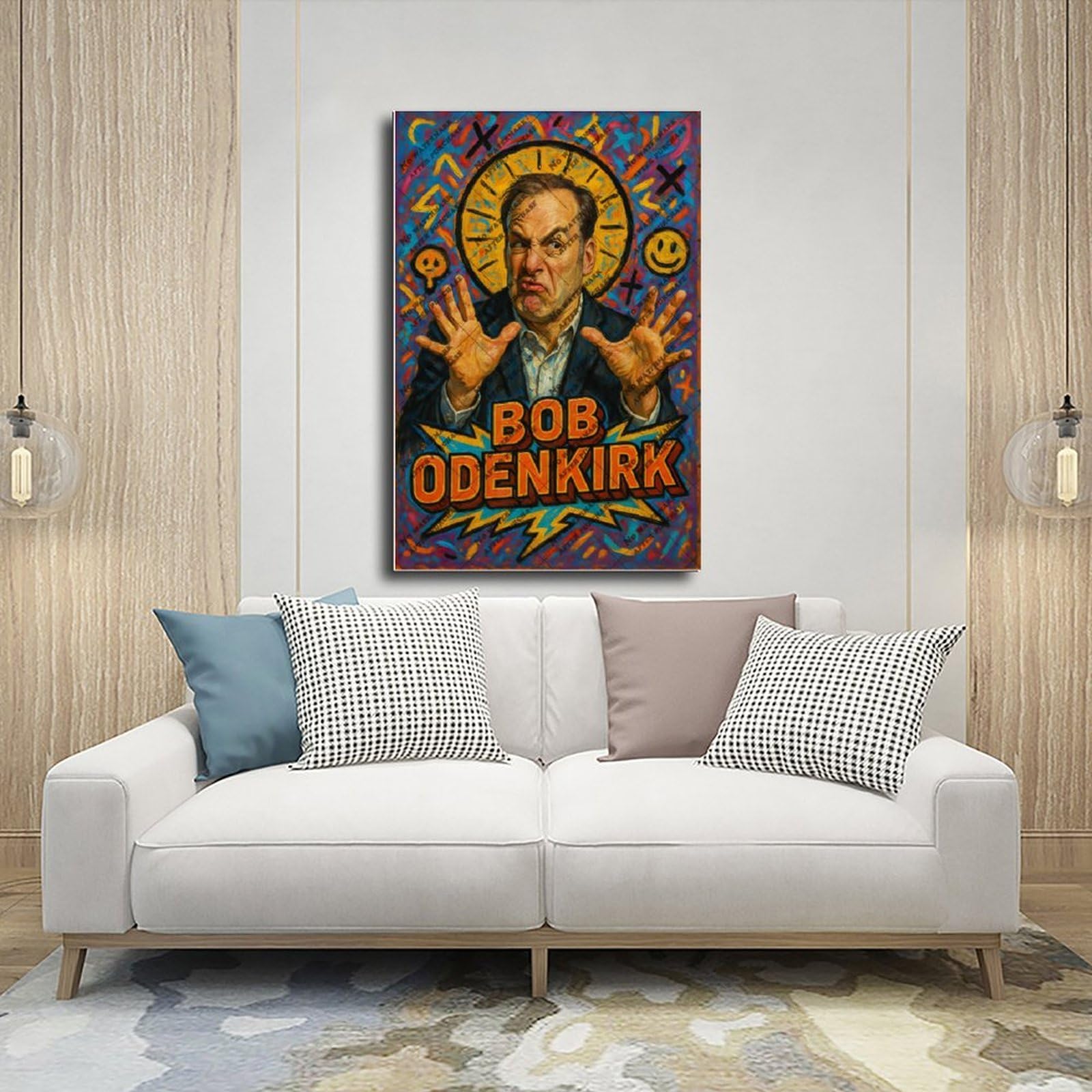ZYGNBHL Poster della commedia attore Bob_Odenkirk, decorazione per soggiorno, 60 x 90 cm