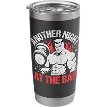 Another Night At The Bar Weightlifting Stainless Steel Insulated Tumbler