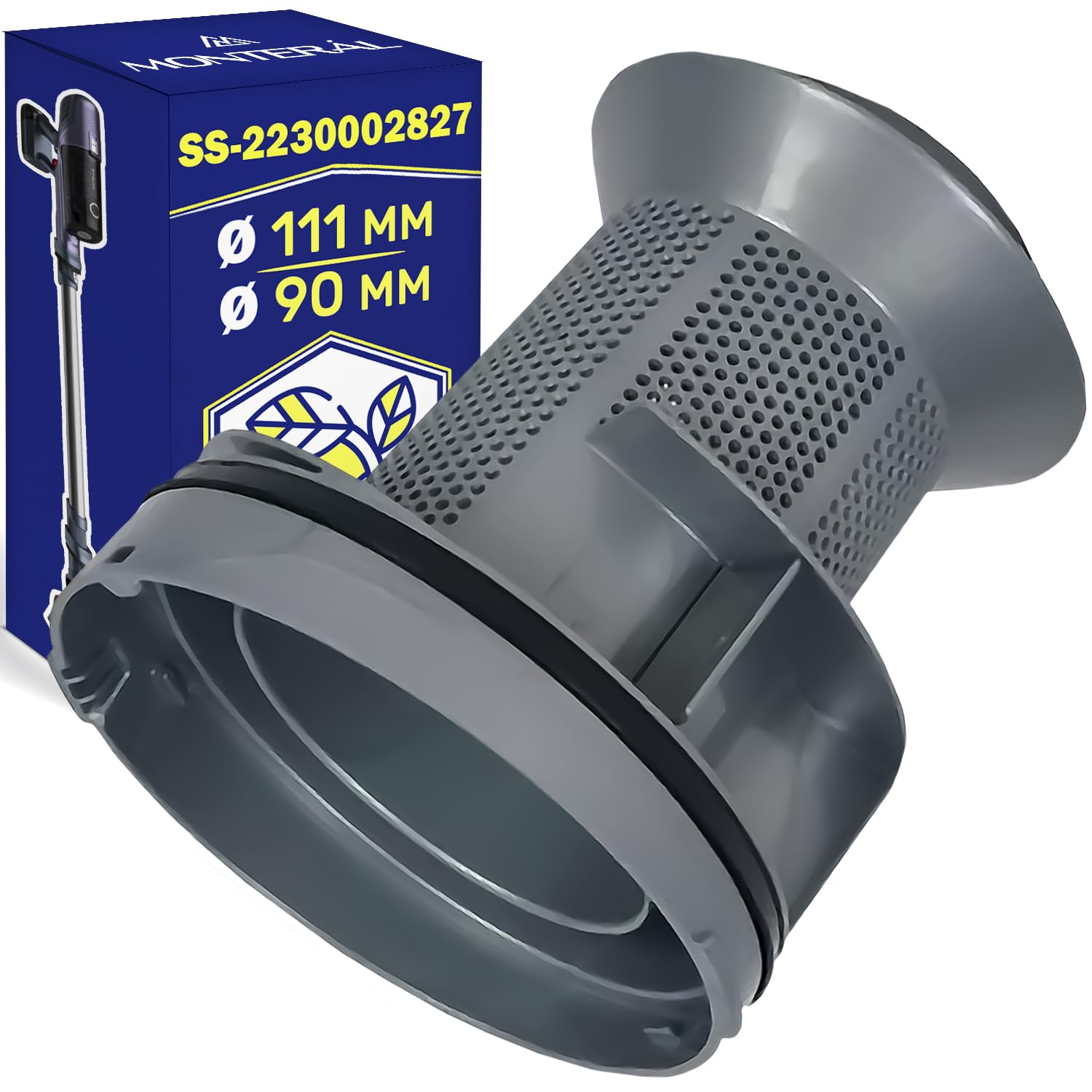 Maille Filtre pour Aspirateur Balai sans Fil avec le Code Original SS-2230002827 pour Rowenta pour Tefal Xforce Flex - MONTERAL
