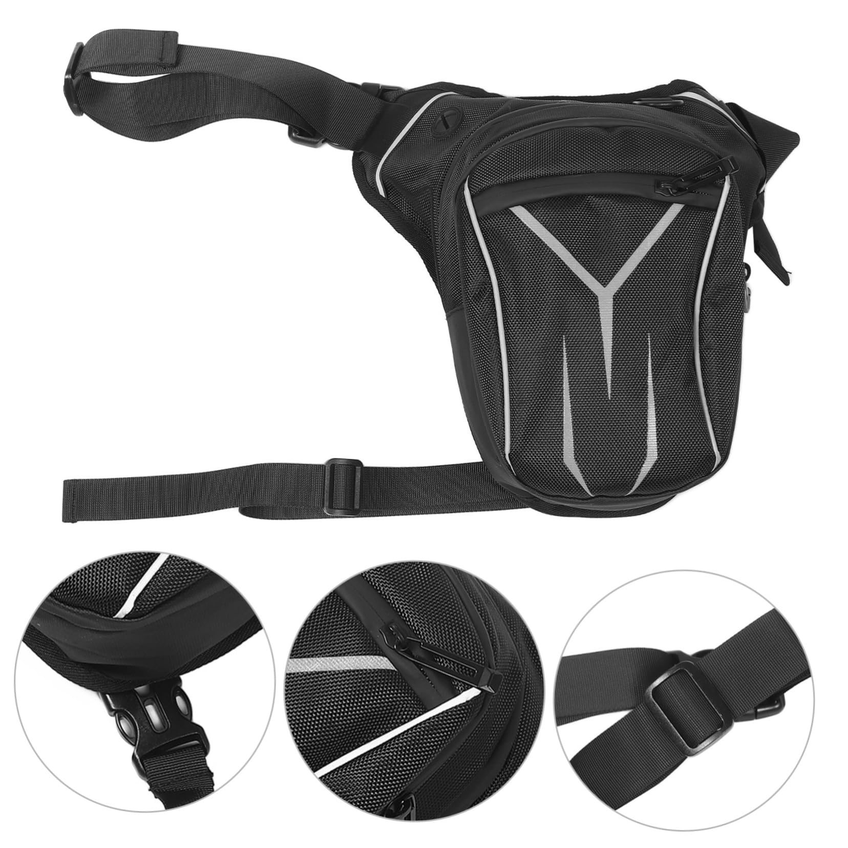 SUPVOX Bolsa Riñonera Móvil Ajustable Oxford Gran Capacidad para Hombre Práctica para Deportes